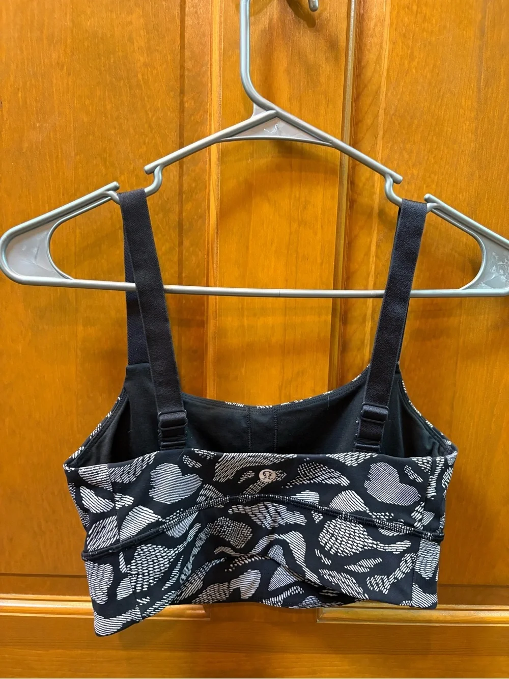Lululemon Women’s Both Way Bra Size 6 Mini Wrap White Black